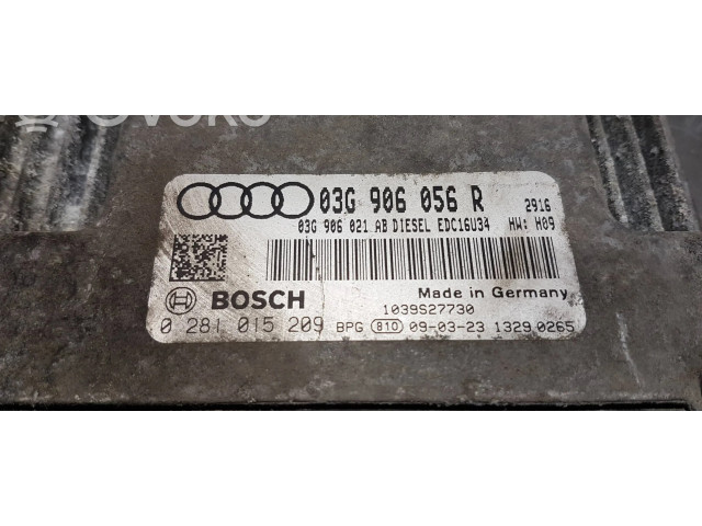 Блок управления двигателя 03G906021AB, 03G906056R   Audi A3 S3 8P