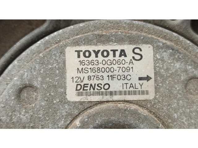 Вентилятор радиатора     163630G050, 163630G060A    Toyota Corolla E120 E130 2.0