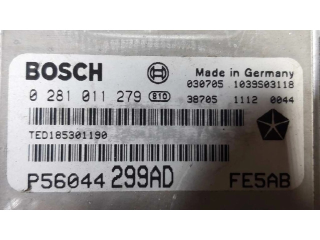 Řídící jednotka 56044299AD, 0281011279   Jeep Cherokee III KJ 2003