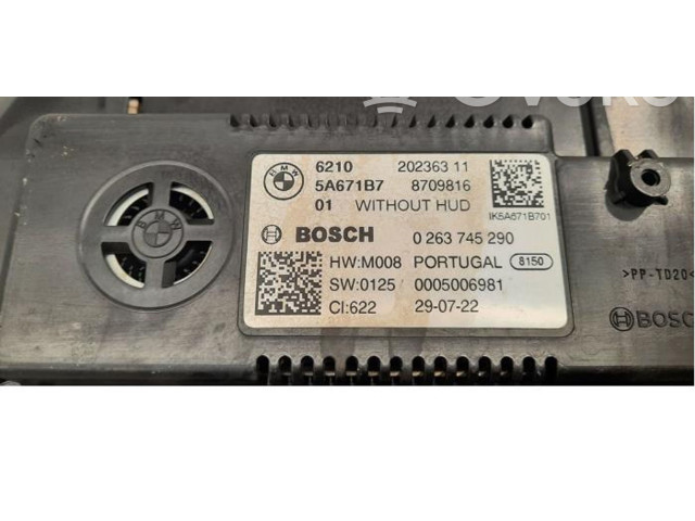 Přístrojová deska  BMW 1 F40 2022 62105A76493  