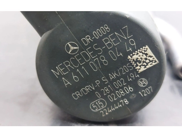 Vstřikovací lišta A6420700495, 0281002494   Mercedes-Benz CLS C219    OM 642.920 
