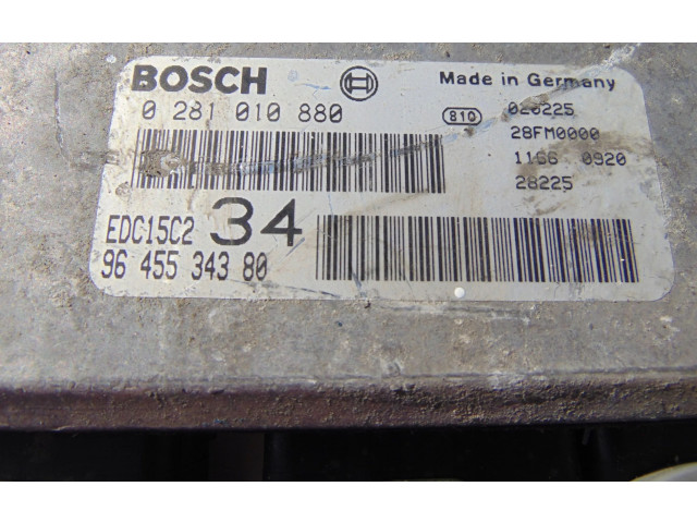 Řídící jednotka 9645534380   Peugeot 607 2003