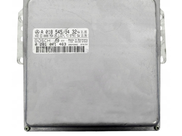 Блок управления двигателя A0185453432, 0281001463   Mercedes-Benz C W202