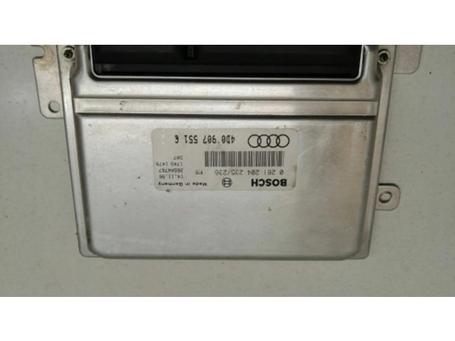 Блок управления двигателя 4D0907551C, 0261204235   Audi A8 S8 D2 4D