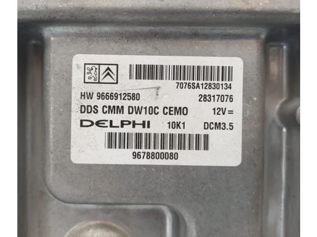 Řídící jednotka 9666912580   Peugeot 508 RXH 2011