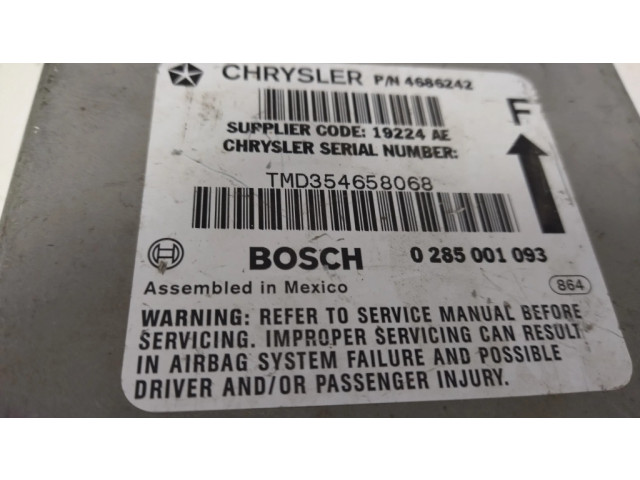 Блок подушек безопасности 4686242, 0285001093   Chrysler Voyager