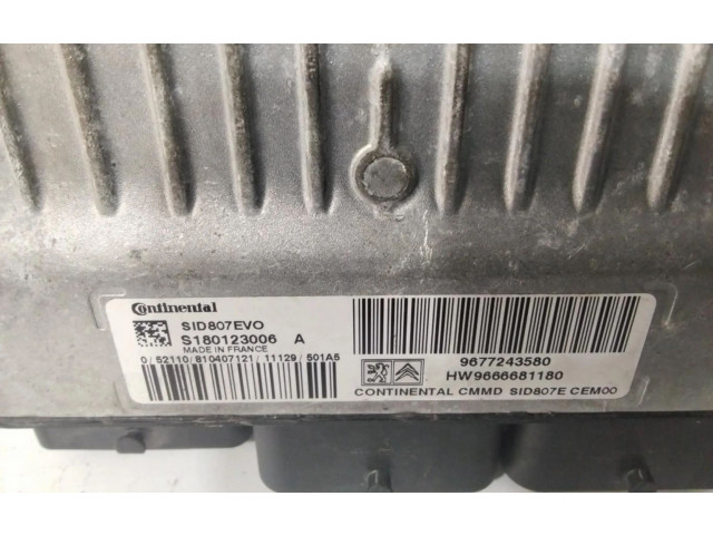 Блок управления двигателем ECU 9677243580   Peugeot  508 RXH  2011 - 2018 года