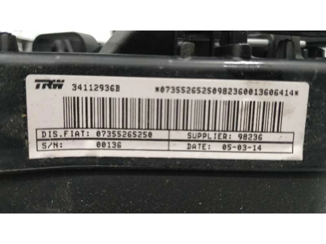 Подушка безопасности водителя 07355265250   Fiat Punto Evo