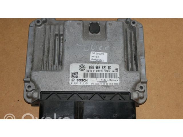 Блок управления двигателя 03G906021MP, 0281014041   Volkswagen Golf Plus