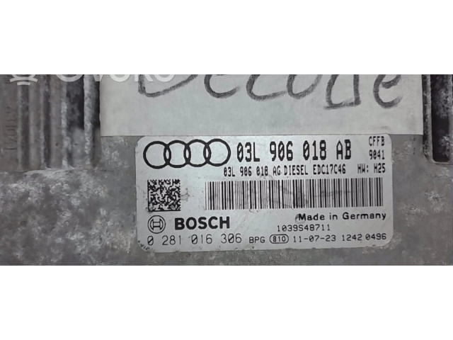 Блок управления двигателя 8P0920902E   Audi A3 S3 8P