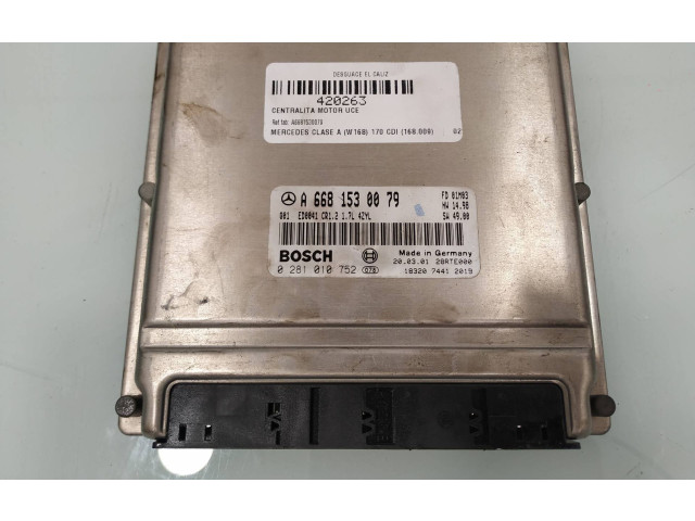 Řídící jednotka A6681530079   Mercedes-Benz A W168 2001