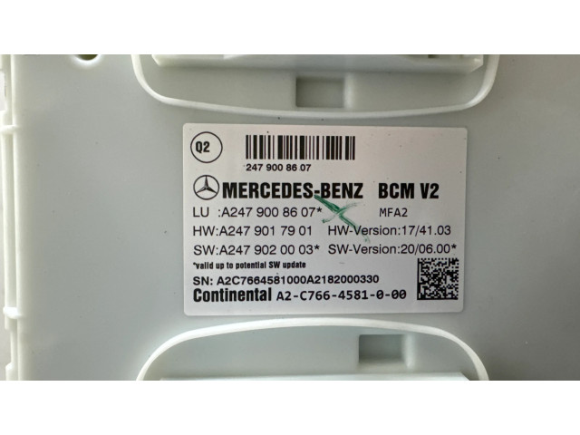 Блок комфорта A2479008607   Mercedes-Benz CLA C118 X118   