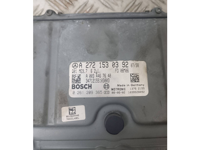 Řídící jednotka A0034467640, A2721530392   Mercedes-Benz E W211 2008