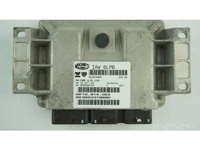 Řídící jednotka 9663318680, 9659580780   Peugeot 307 CC 2003