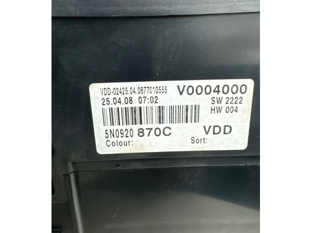Панель приборов 5N0920870C, V0004000   Volkswagen Tiguan       