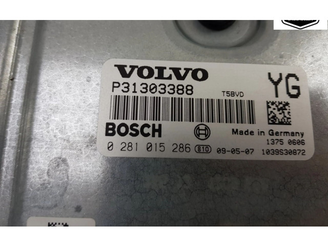 Řídící jednotka P31303388, 0281015286   Volvo V70 2009
