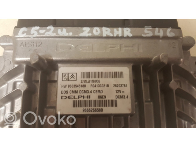 Řídící jednotka 9666266580, HW9663548180   Citroen C5 2009