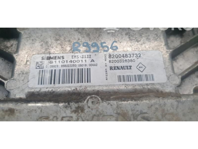 Блок управления двигателем Блок управления 8200483732, S110140011A   Renault Logan I