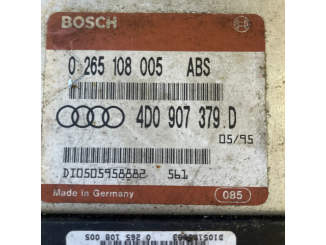 Блок управления двигателя 4D0907379D, 0265108005   Audi A6 S6 C7 4G