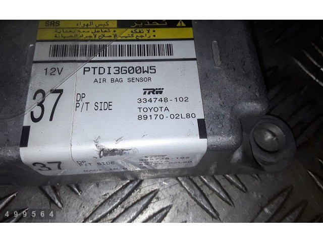 Блок управления надувных подушек    8917002L80   Toyota Corolla E120 E130