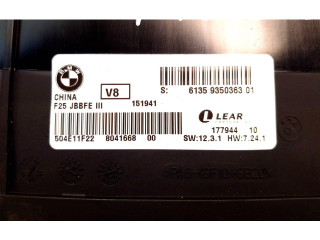 Блок комфорта 9350363, 504E11F22   BMW X4 F26   