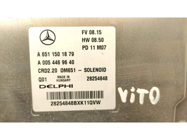 Řídící jednotka A6511501879, A0054469640   Mercedes-Benz Vito Viano W639 2012