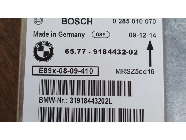 Блок подушек безопасности 0285010070, 9184432   BMW X1 E84
