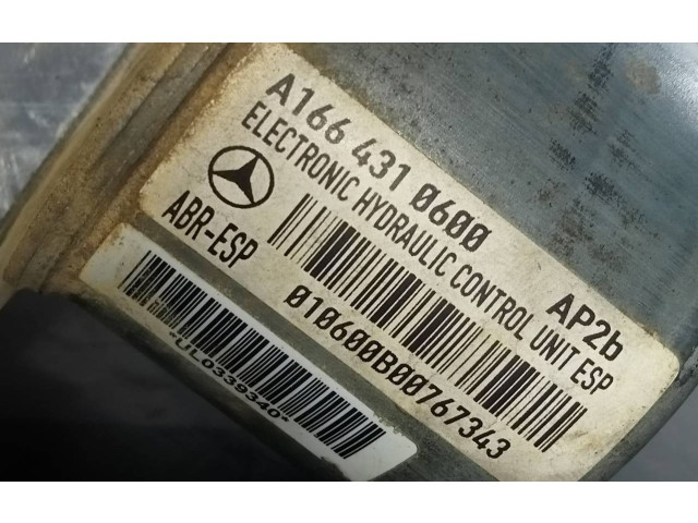 Jednotka ABS A1664310600, P3-B9-15-3   Mercedes-Benz GLE (W166 - C292) 2017