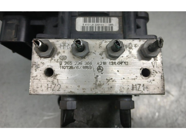 Jednotka ABS A2184310112, 0265236366   Mercedes-Benz CLS C218 X218 2010