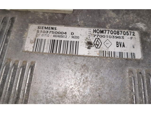 Блок управления двигателя 7700870572, 7700103983   Renault Megane I