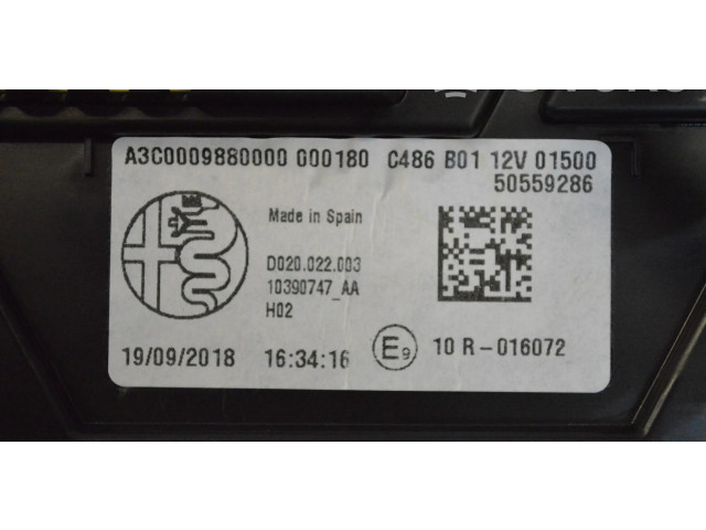 Přístrojová deska  Alfa Romeo Stelvio 2019 50559286  