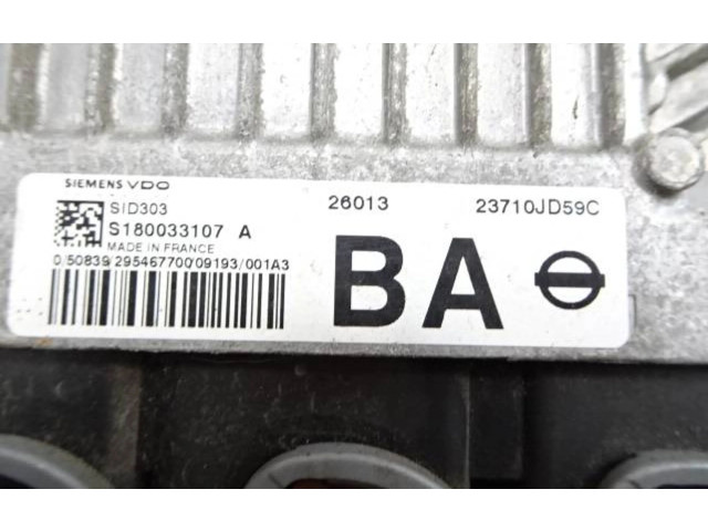 Řídící jednotka S180033107, 23710JD59C   Nissan Qashqai 2009