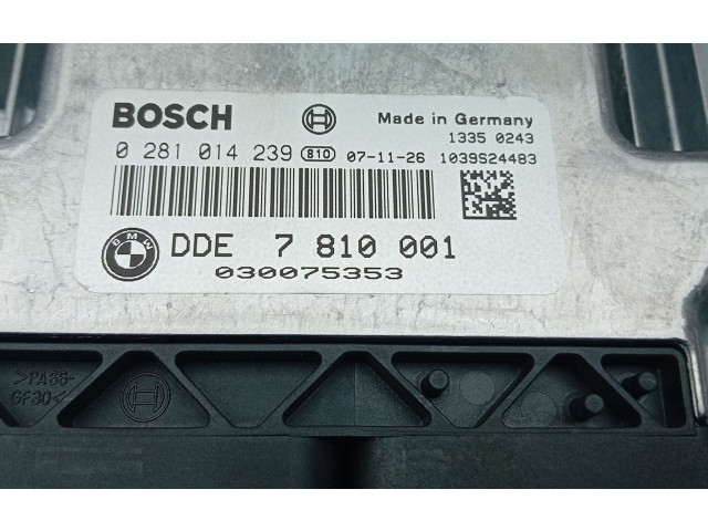 Řídící jednotka 0281014239, 1039S24483   BMW 1 E81 E87 2010