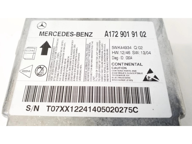 Блок подушек безопасности A1729019102   Mercedes-Benz SLK R172