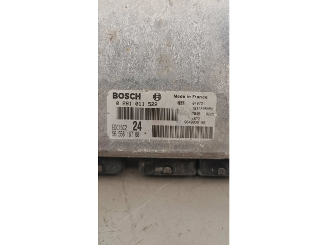 Řídící jednotka 9655816780, 0281011522   Peugeot 807 2005