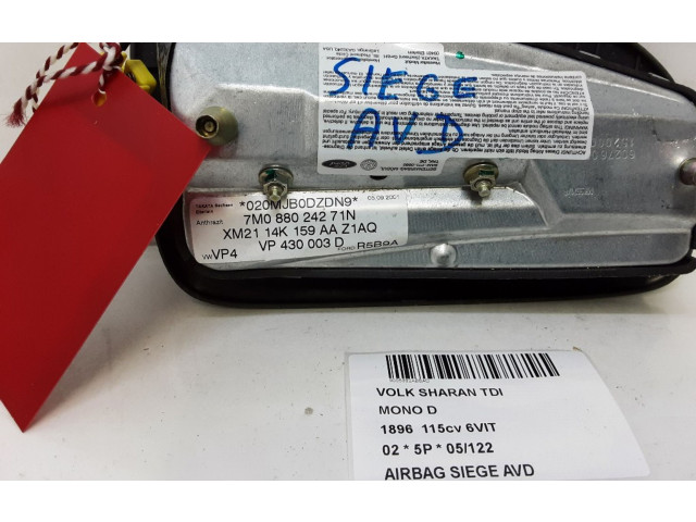 Подушка безопасности в сиденье 7M088024271N, 7M088024271N   Volkswagen Sharan