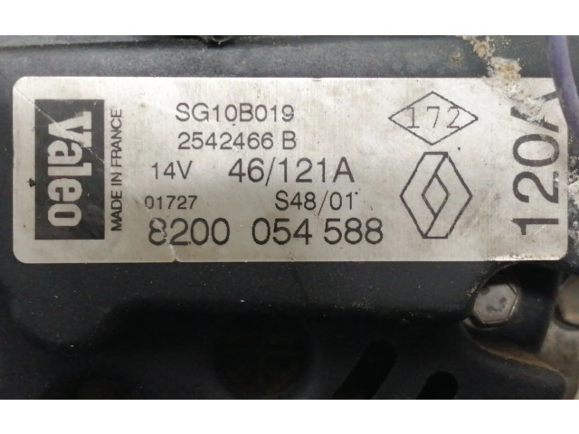 Генератор 8200054588, SG10B0192542466B   Renault Scenic RX      