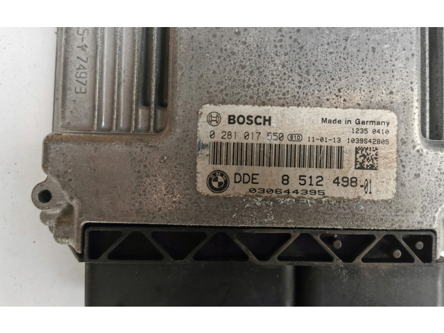 Řídící jednotka 0281017550, 0281017550 DDE8512498-01   BMW M5 2011