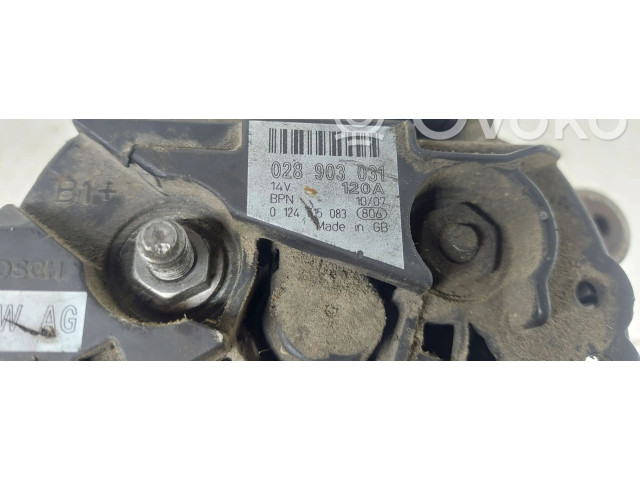 Генератор 028903031, 0124415083   Audi A4 S4 B5 8D      