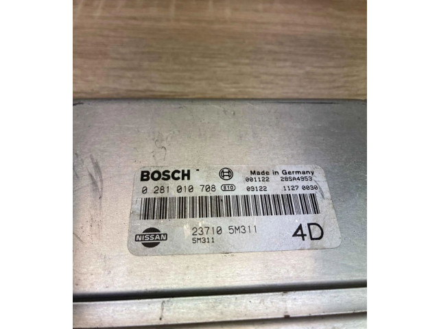 Řídící jednotka 237105M311, 0281010708   Nissan X-Trail T30 2001