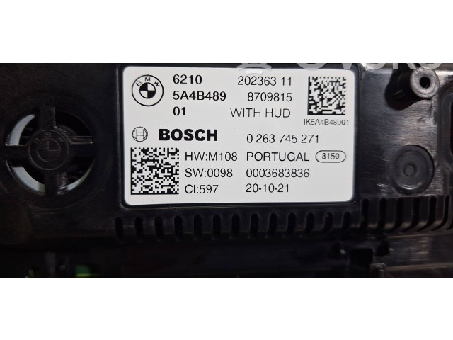 Панель приборов 8709815, 5A4B489   BMW 5 G30 G31       