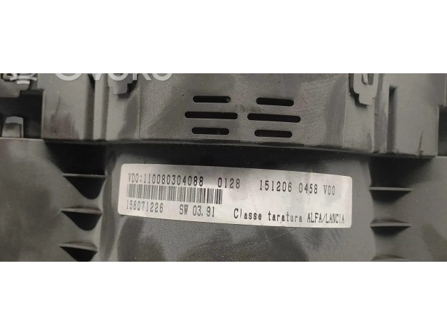 Přístrojová deska  Alfa Romeo 147 2007 156071226, 110080304088  