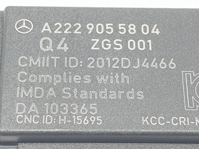 Блок управления A2229055804, 2012DJ4466   Infiniti Q30