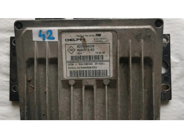 Řídící jednotka 8200513163, 8200399038   Renault Scenic II -  Grand scenic II 2005