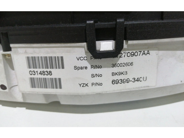 Přístrojová deska  Volvo XC70 2009 31270907AA, MILHAS  