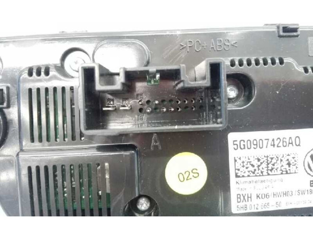 Модуль блока управления кондиционером 5G0907426AQ, 5HB01266550   Volkswagen Touran III