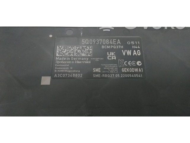 Pojistková skříňka Řídící jednotka BSM 5Q0937084EA, 5Q0937084DT   Volkswagen T-Roc 2022