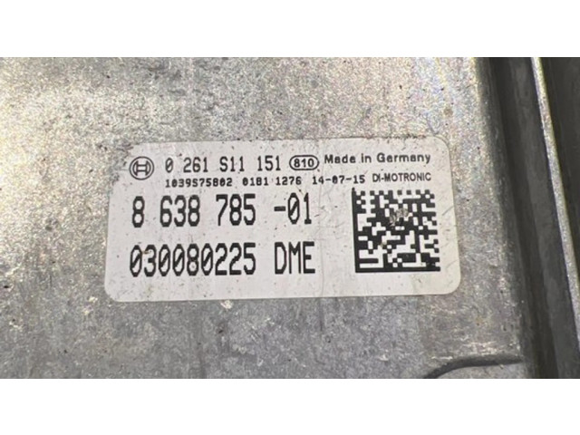 Řídící jednotka 8638785, 0261S11151   BMW 2 F45 2014