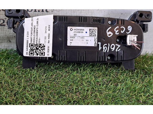 Блок управления климат-контролем A4539050600, A4539050600   Smart ForFour II W453