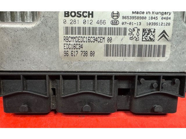 Řídící jednotka 0281012466, 9661773880   Citroen Xsara Picasso 2006